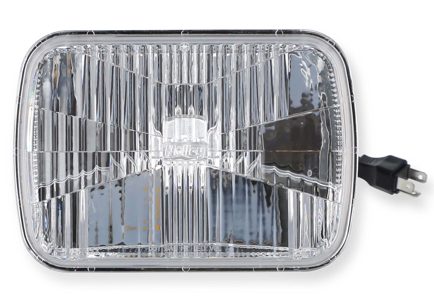 Holley RetroBright LED Headlight – 5x7-inch Rectangle – Classic White (3000K) – LFRB130