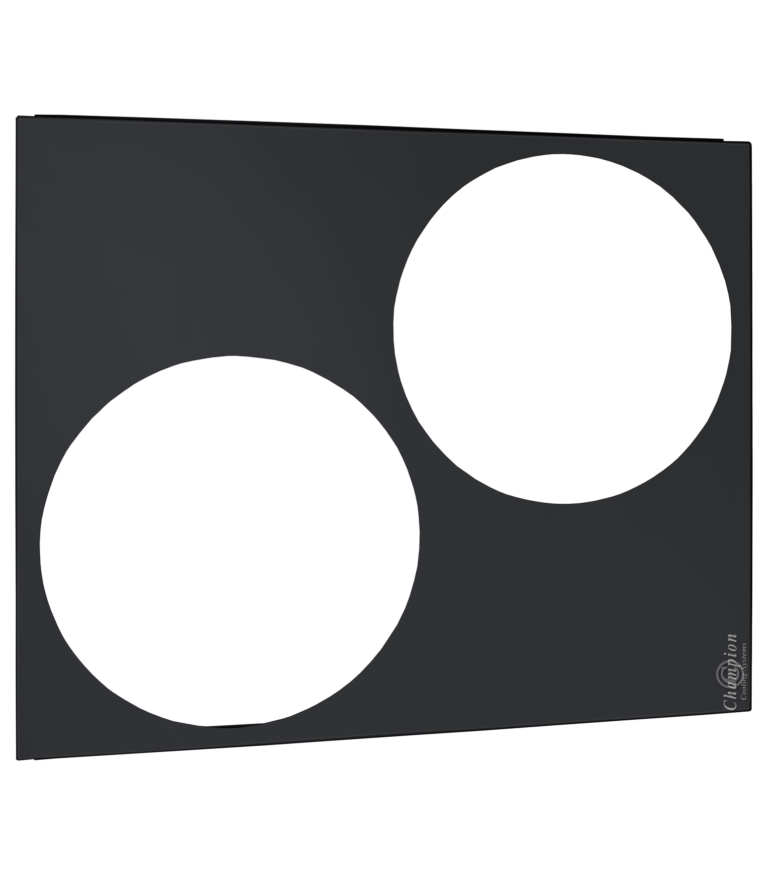Aluminum Black Fan Shroud for 10" Electric Fans - 20.75" Wide x 18" Tall