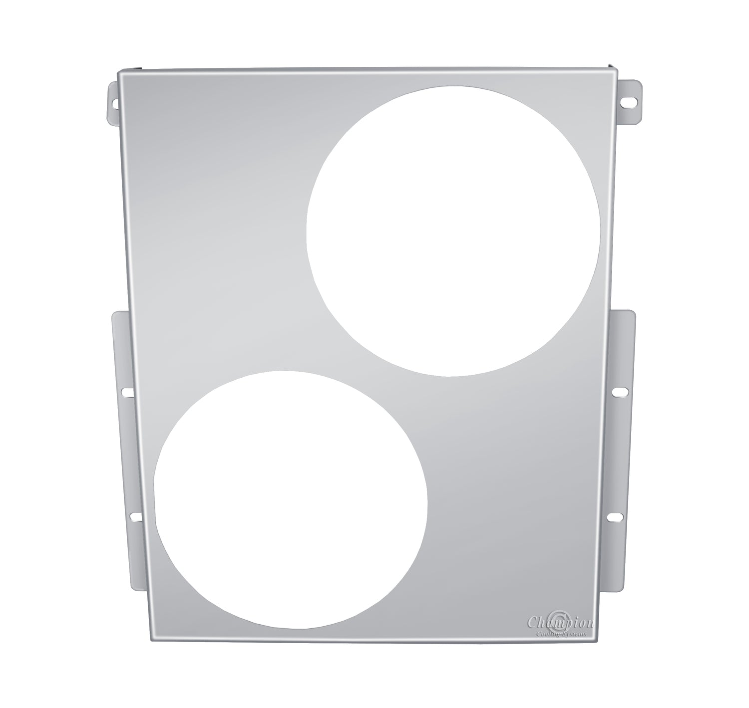 Aluminum Fan Shroud for 10" Electric Fans - 19" Wide x 21.625" Tall