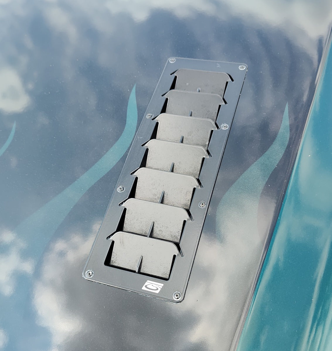 12 x 4" Rectangular Universal Hood Louvers