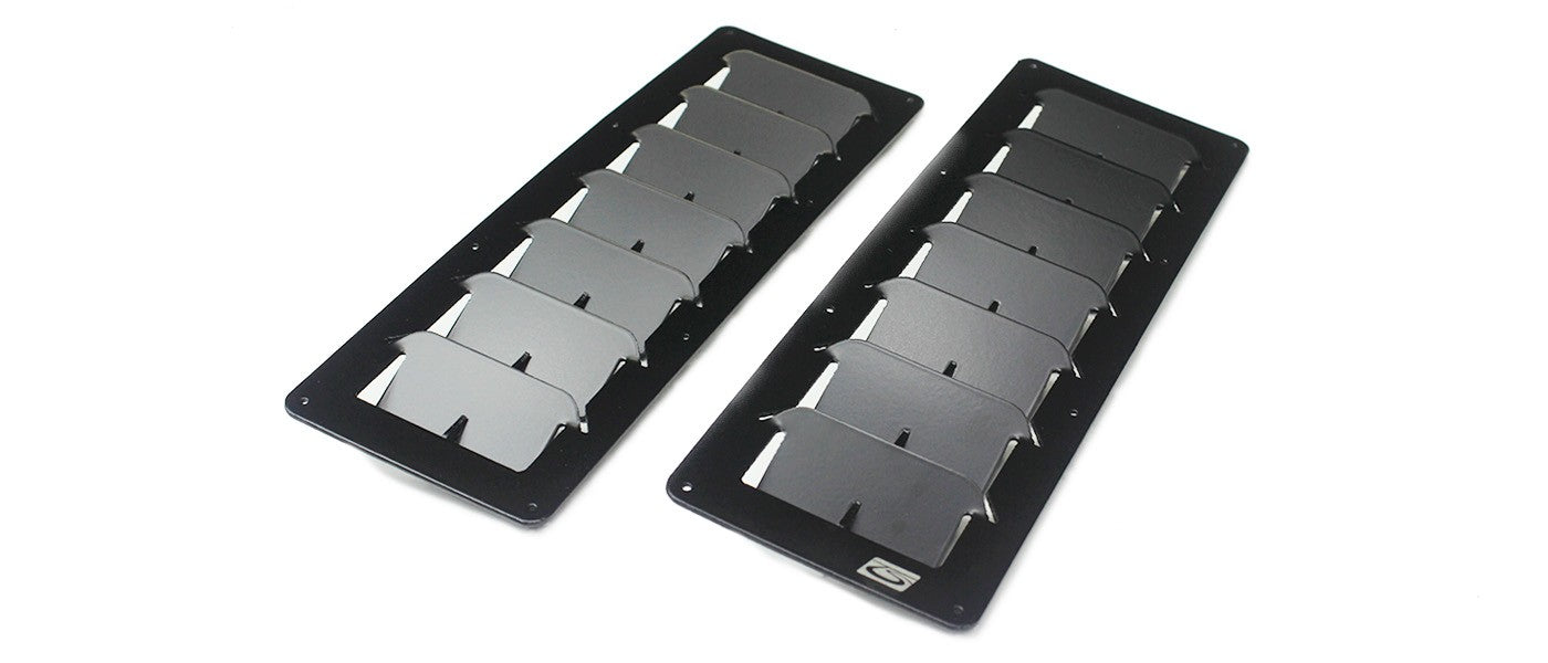 12 x 4" Rectangular Universal Hood Louvers