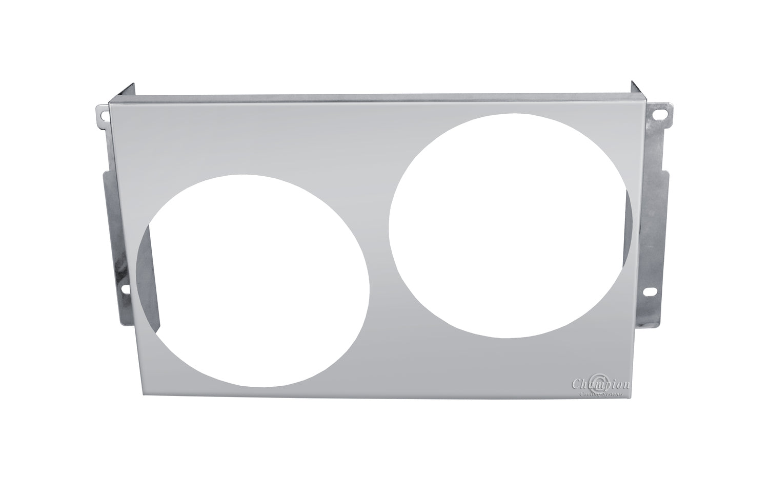 Aluminum Fan Shroud for 12" Electric Fans - 28.38" Wide x 15.38" Tall