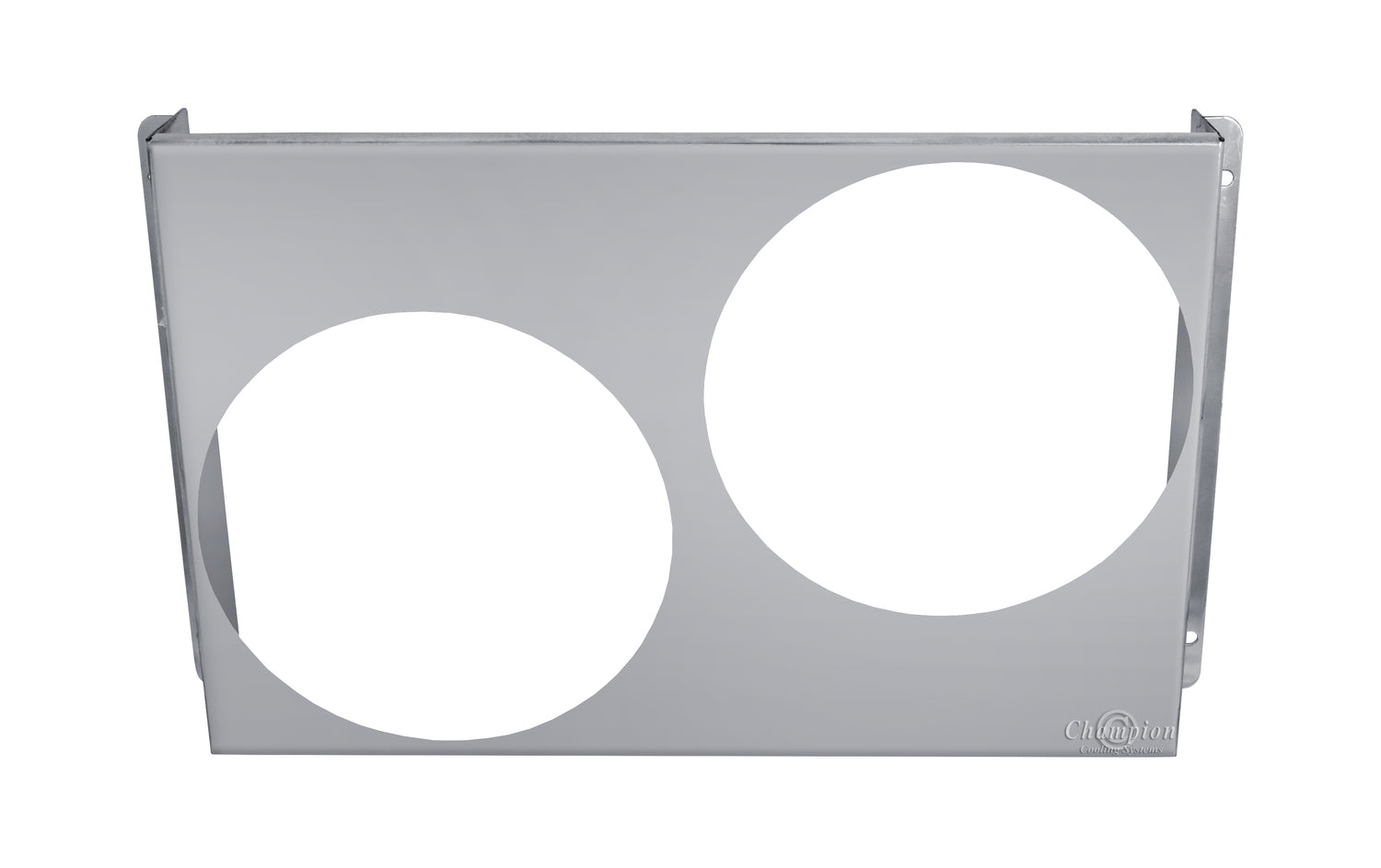 Aluminum Fan Shroud for 12" Electric Fans - 26.25" Wide x 15.75" Tall