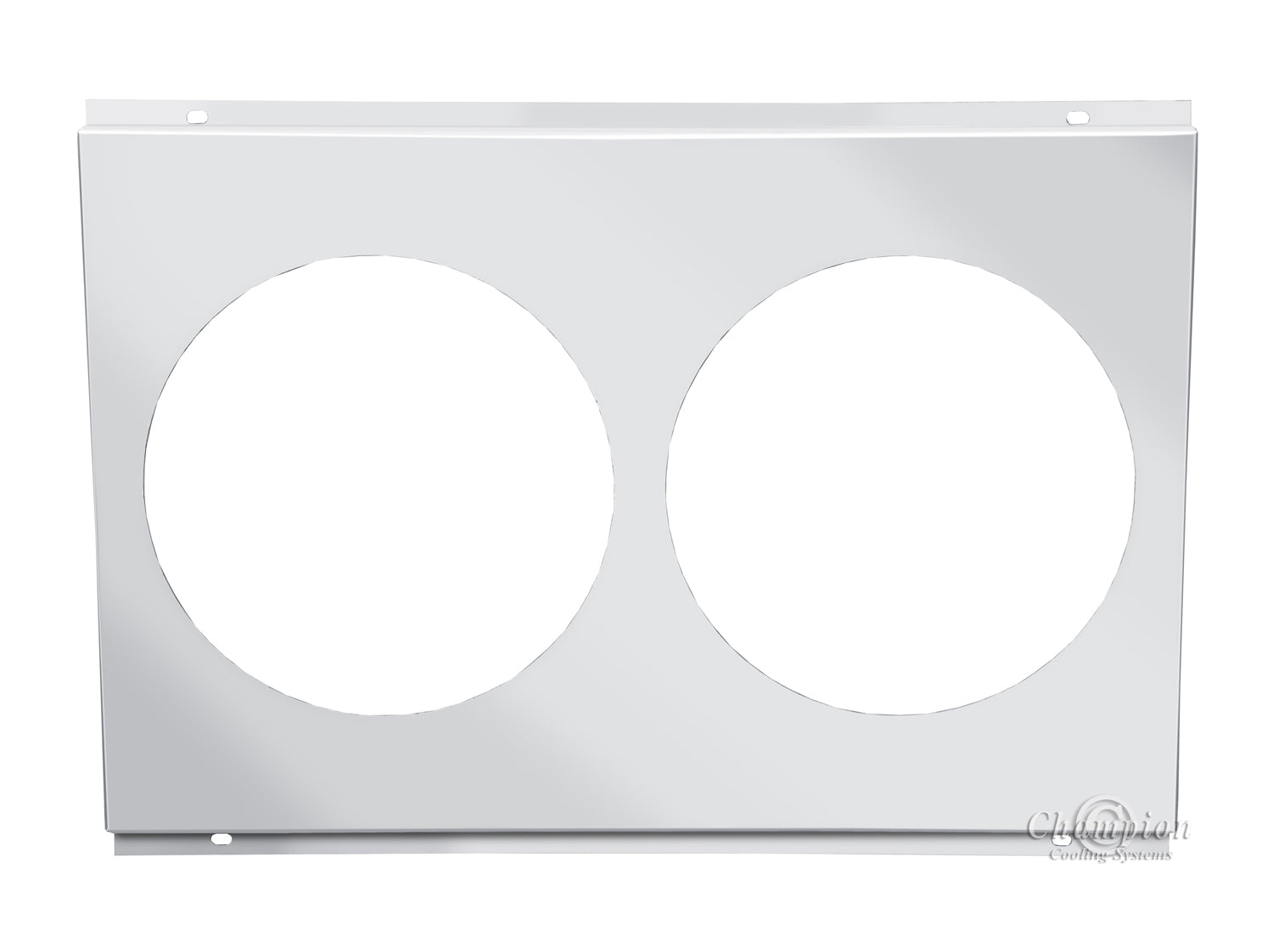 Aluminum Fan Shroud for 12" Electric Fans - 26.25" Wide x 18.5" Tall