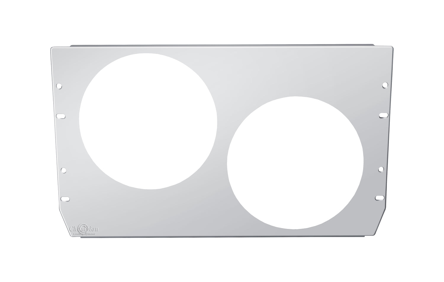 Aluminum Fan Shroud for 12" Electric Fans - 27.25" Wide x 16.38" Tall