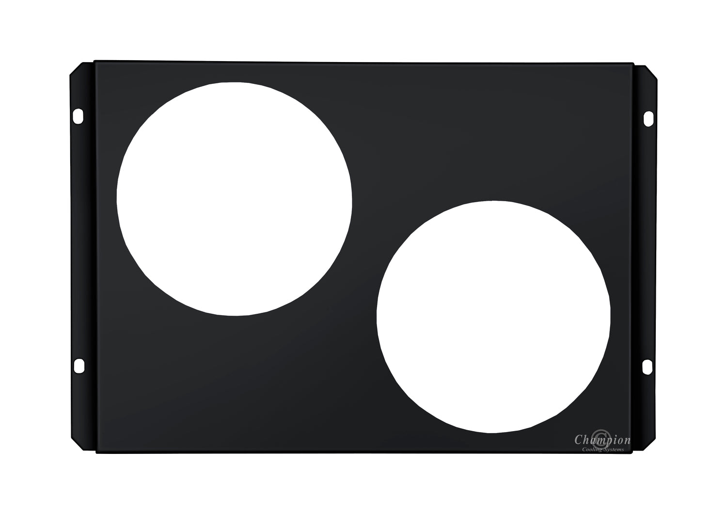 Aluminum Fan Shroud for 12" Electric Fans - 29.5" Wide x 19.25" Tall