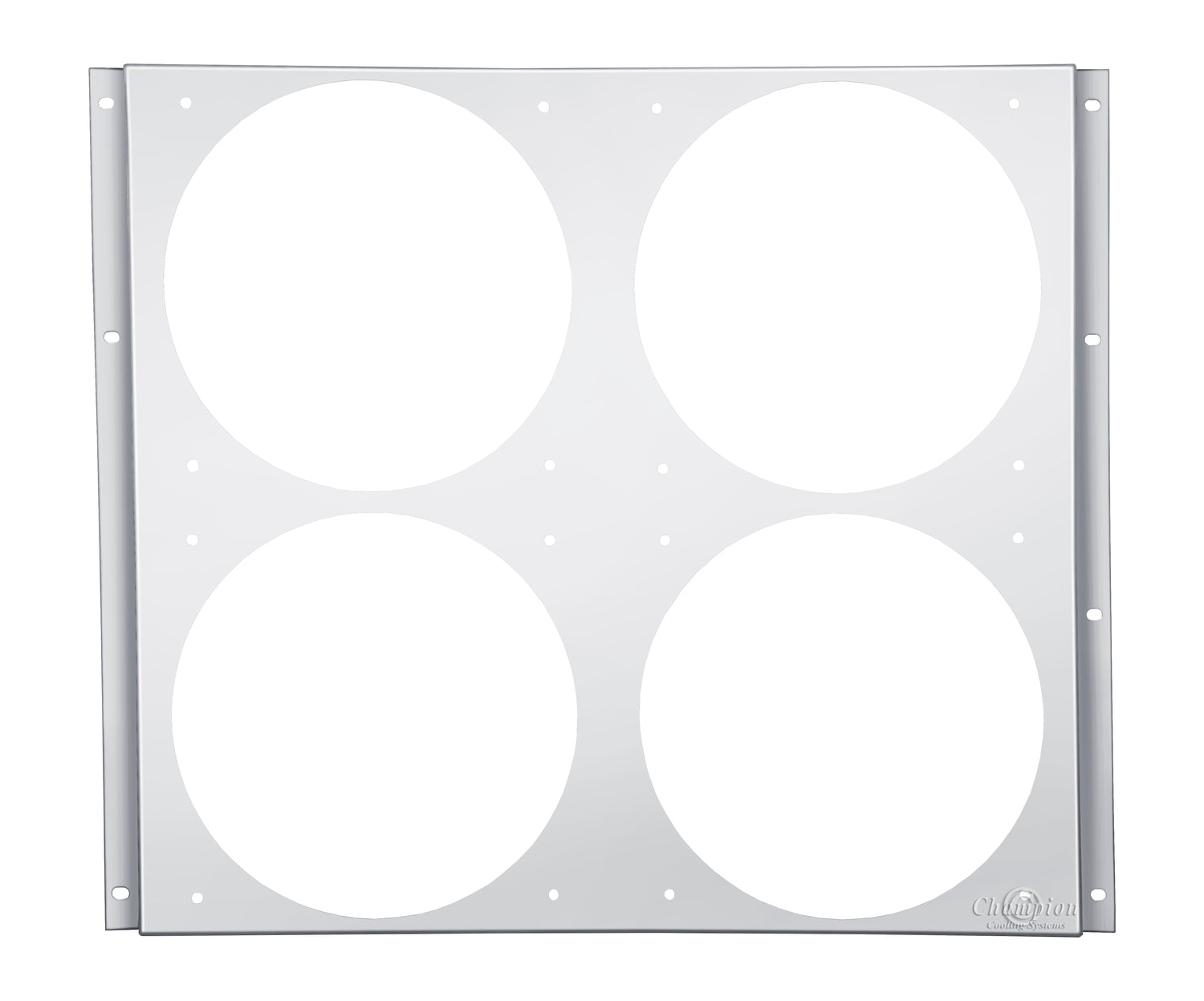 Aluminum Fan Shroud for 12" Electric Fans - 30" Wide x 24.25" Tall