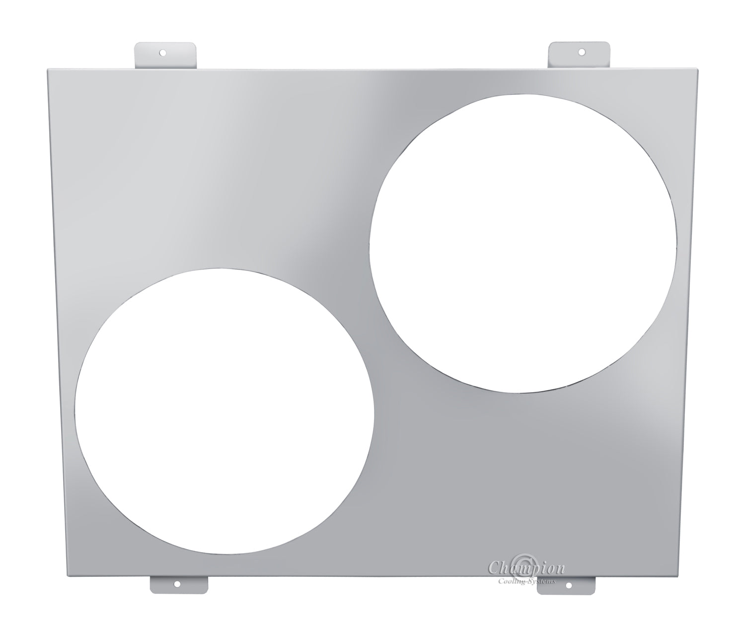 Aluminum Fan Shroud for 13" Electric Fans - 25.38" wide x 23.38" tall