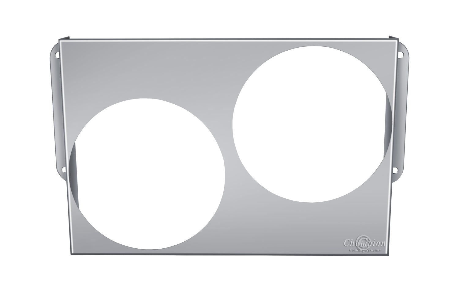 Aluminum Fan Shroud for 13" Electric Fans - 28.625" Wide x 17.125" Tall