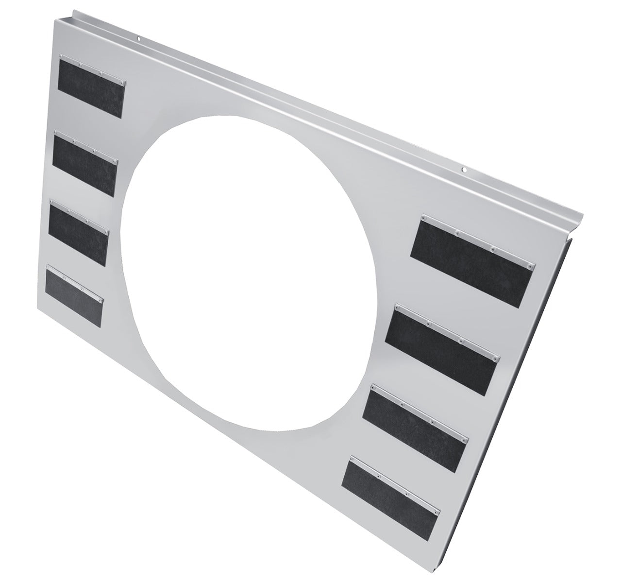 Aluminum Fan Shroud for 16" Electric Fan - 17.88" tall x 26 1/8" wide