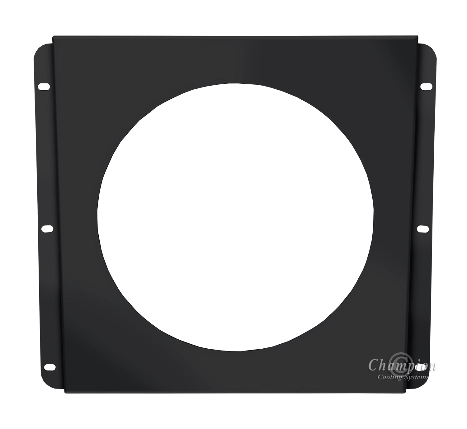 Aluminum Black Fan Shroud for 16" Electric Fan - 23" Wide x 20.75" Tall