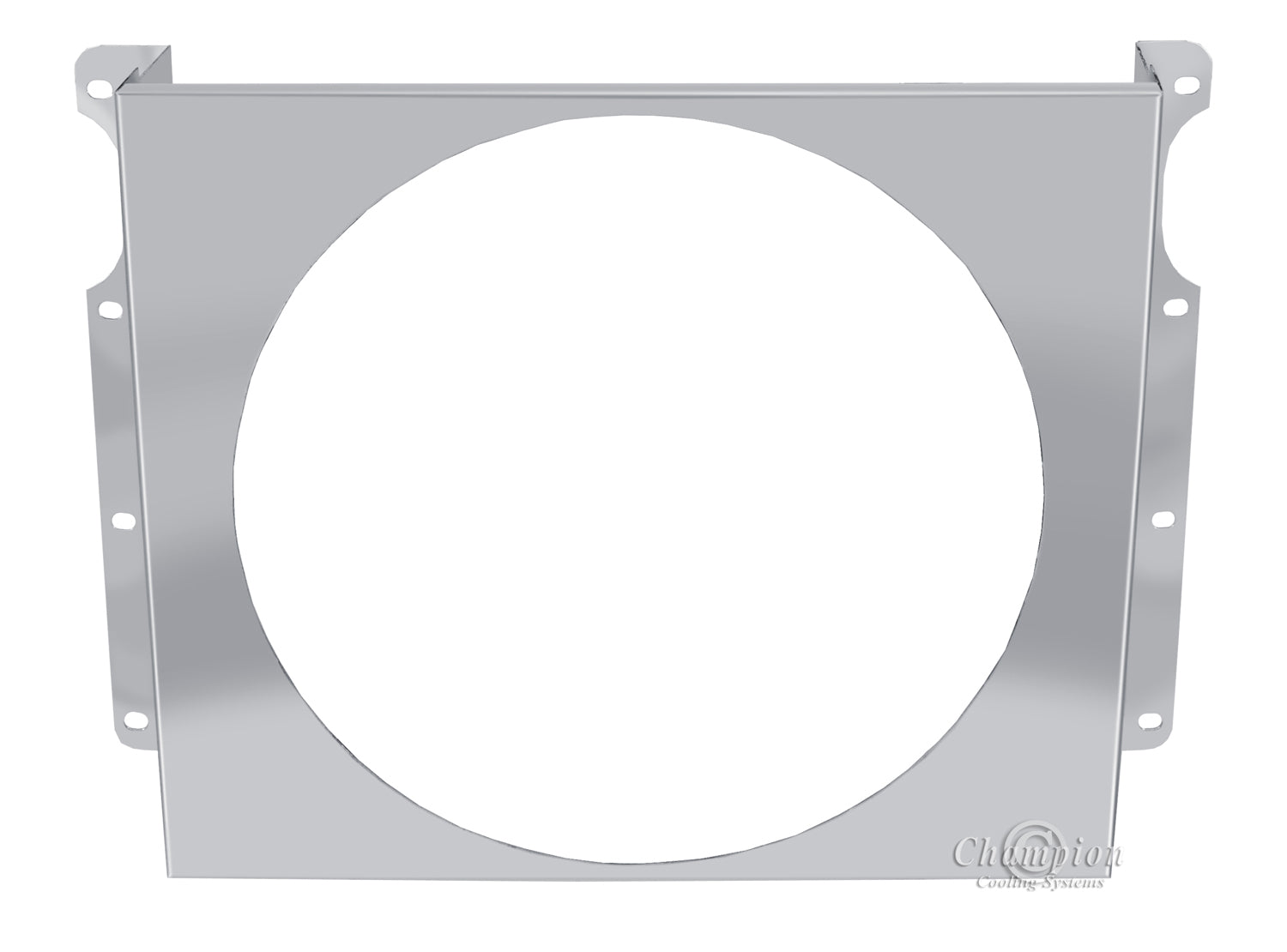Aluminum Fan Shroud for 16" Electric Fan - 22.125" Wide x 16.25" Tall