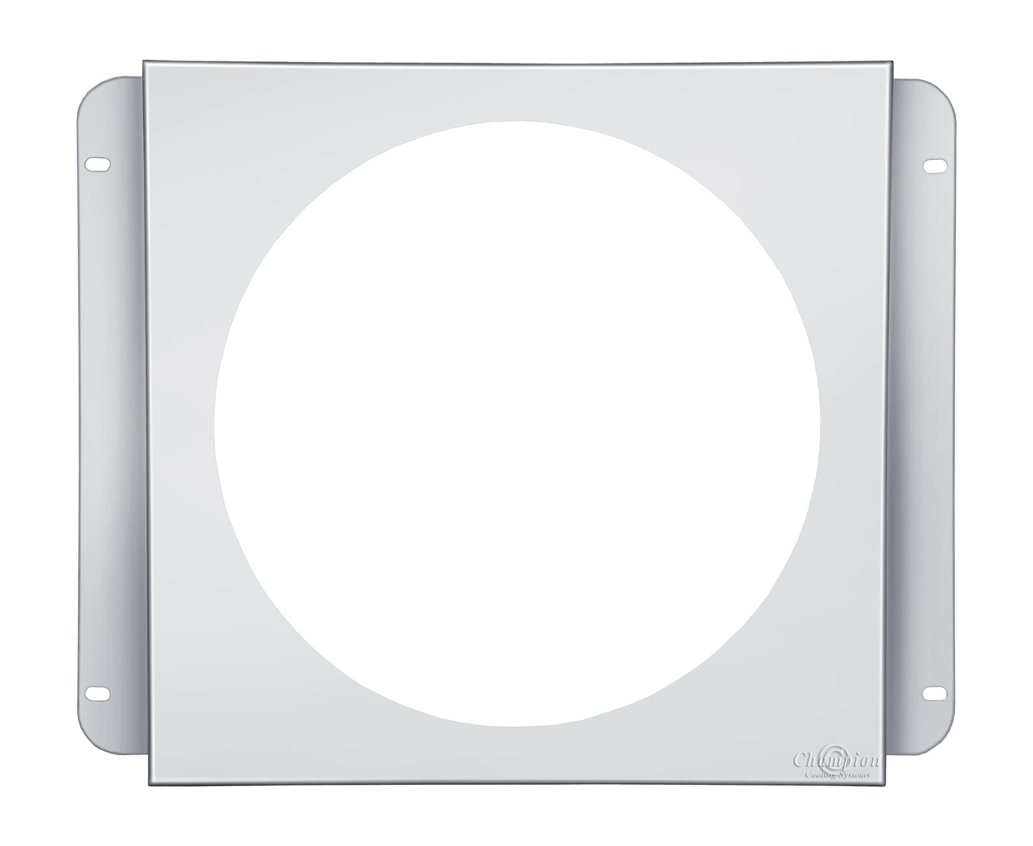 Aluminum Fan Shroud for 16" Electric Fan - 22" Wide x 18.5" Tall
