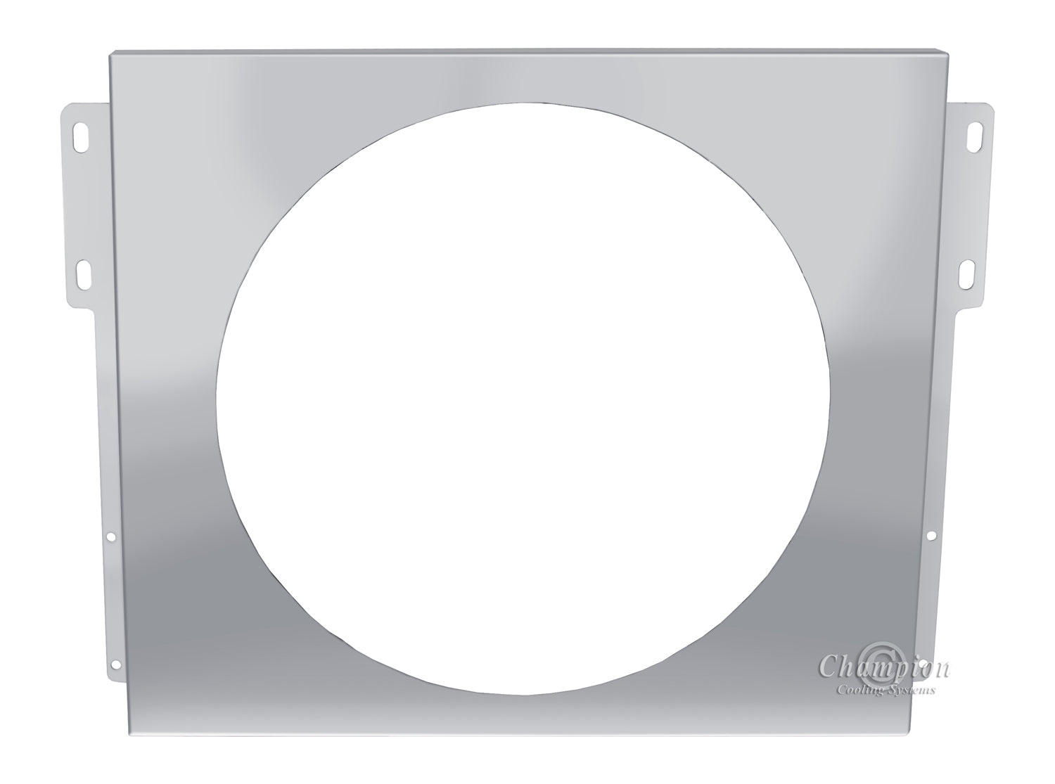 Aluminum Fan Shroud for 16" Electric Fan - 23.125" Wide x 18" Tall