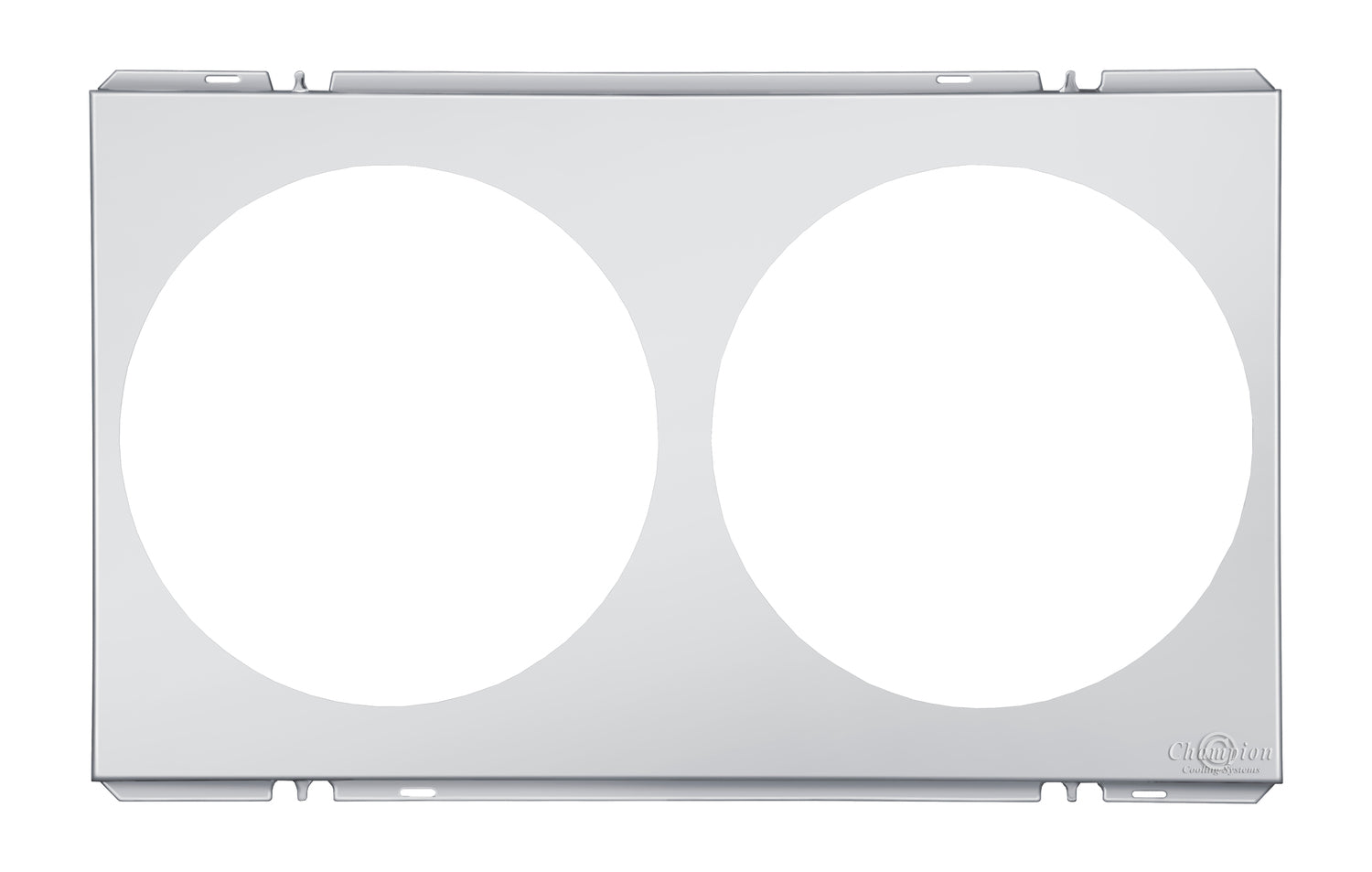Aluminum Fan Shroud for 16" Electric Fans - 34" wide x 20.875" tall