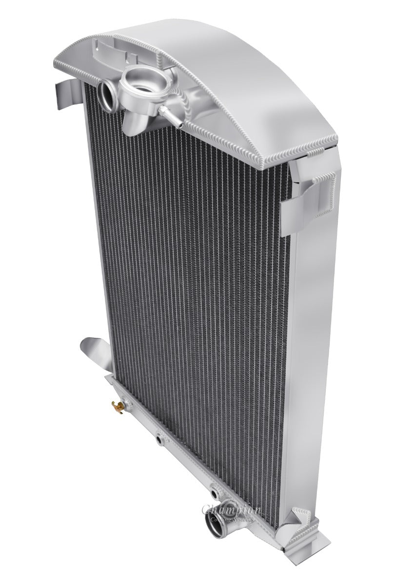 1930- 1931 Ford Model-A 3-Row Radiator - Chevy Configuration