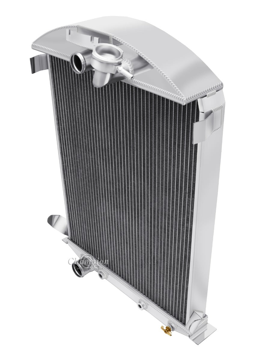1930- 1931 Ford Model-A 3-Row Radiator - Ford Configuration