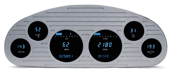 1933-1934 Chevy Master Digital Instrument System - Dakota Digital VFD3-33C-M