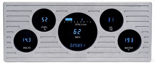 1939 Ford Digital Instrument System - Dakota Digital VFD3-39F