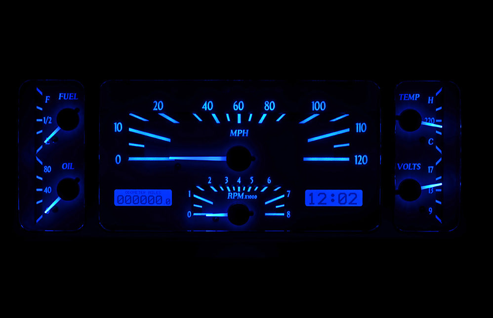 1940-1947 Ford Pickup VHX Gauge Instruments - Dakota Digital VHX-40F