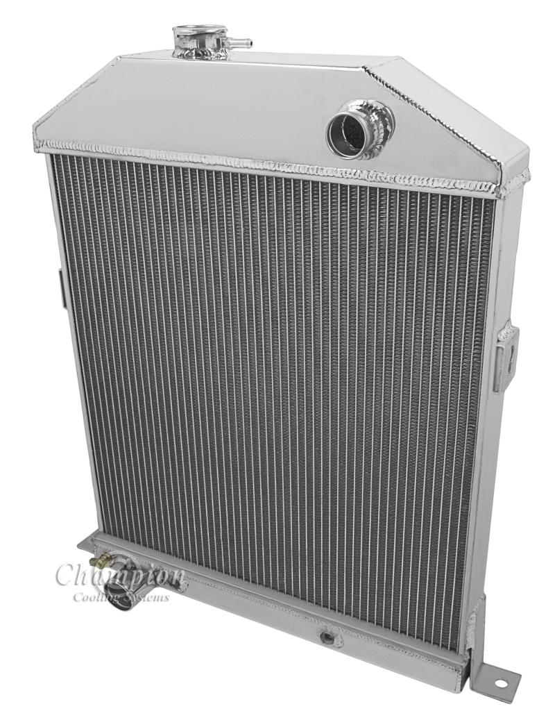 1942-1948 Ford Coupe 3-Row Radiator - Ford Configuration