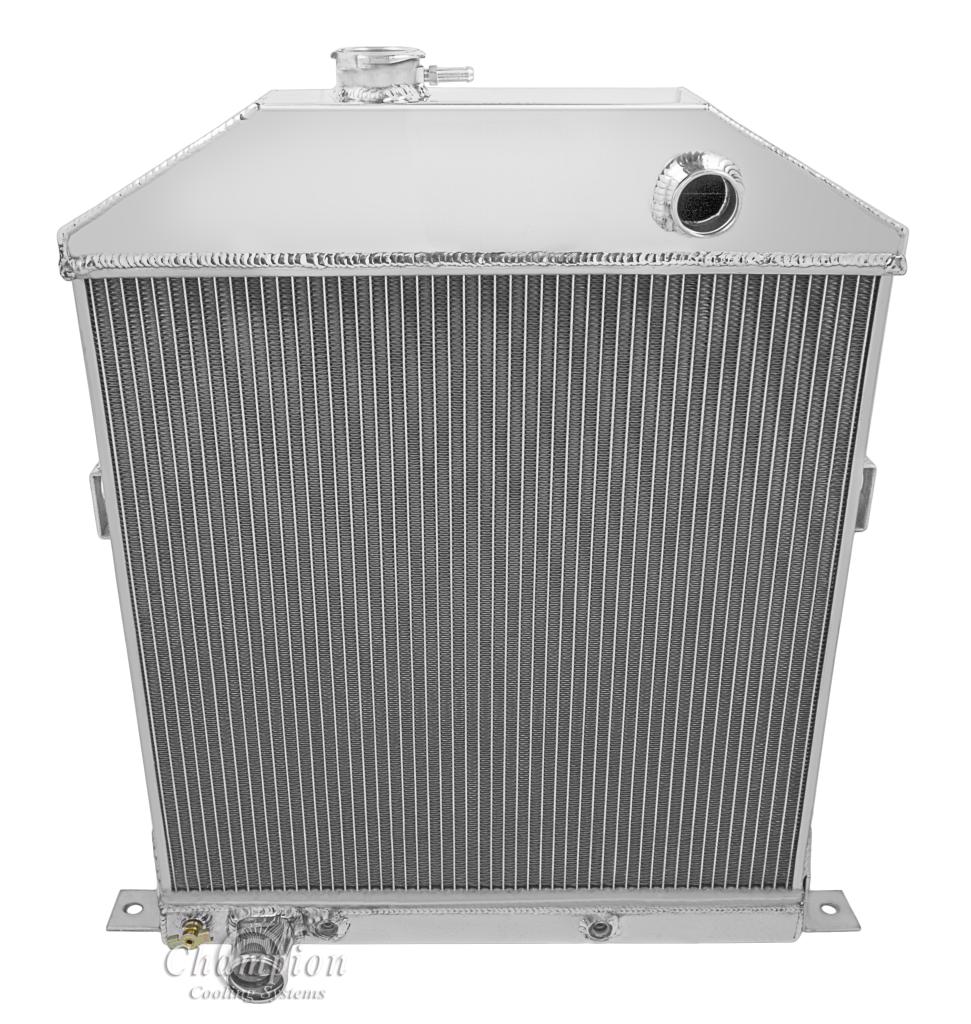 1942-1948 Ford Coupe 3-Row Radiator - Ford Configuration
