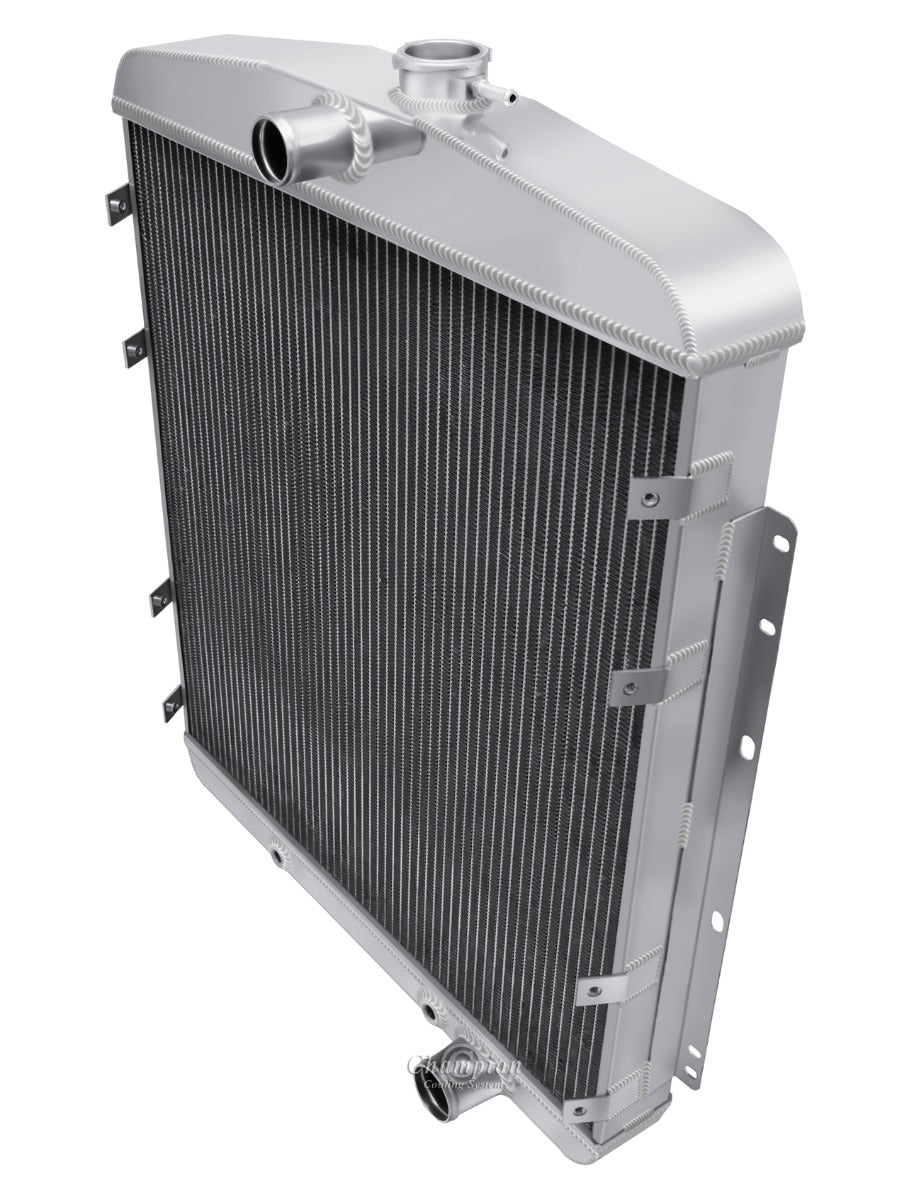 1949-1950 Oldsmobile 3-Row Radiator - Chevy Engine