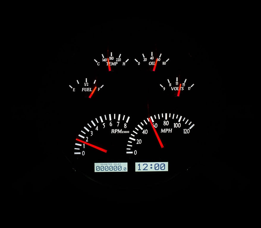 1949-1950 Chevy Car VHX Instruments - Dakota Digital VHX-49C