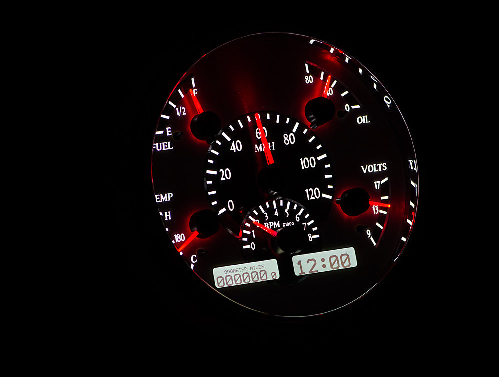 1949-1950 Ford VHX Gauge Instruments - Dakota Digital VHX-49F