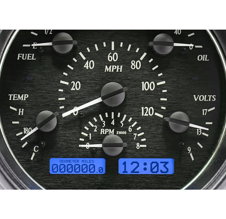 1951 Ford Car VHX Gauge Instruments - Dakota Digital VHX-51F