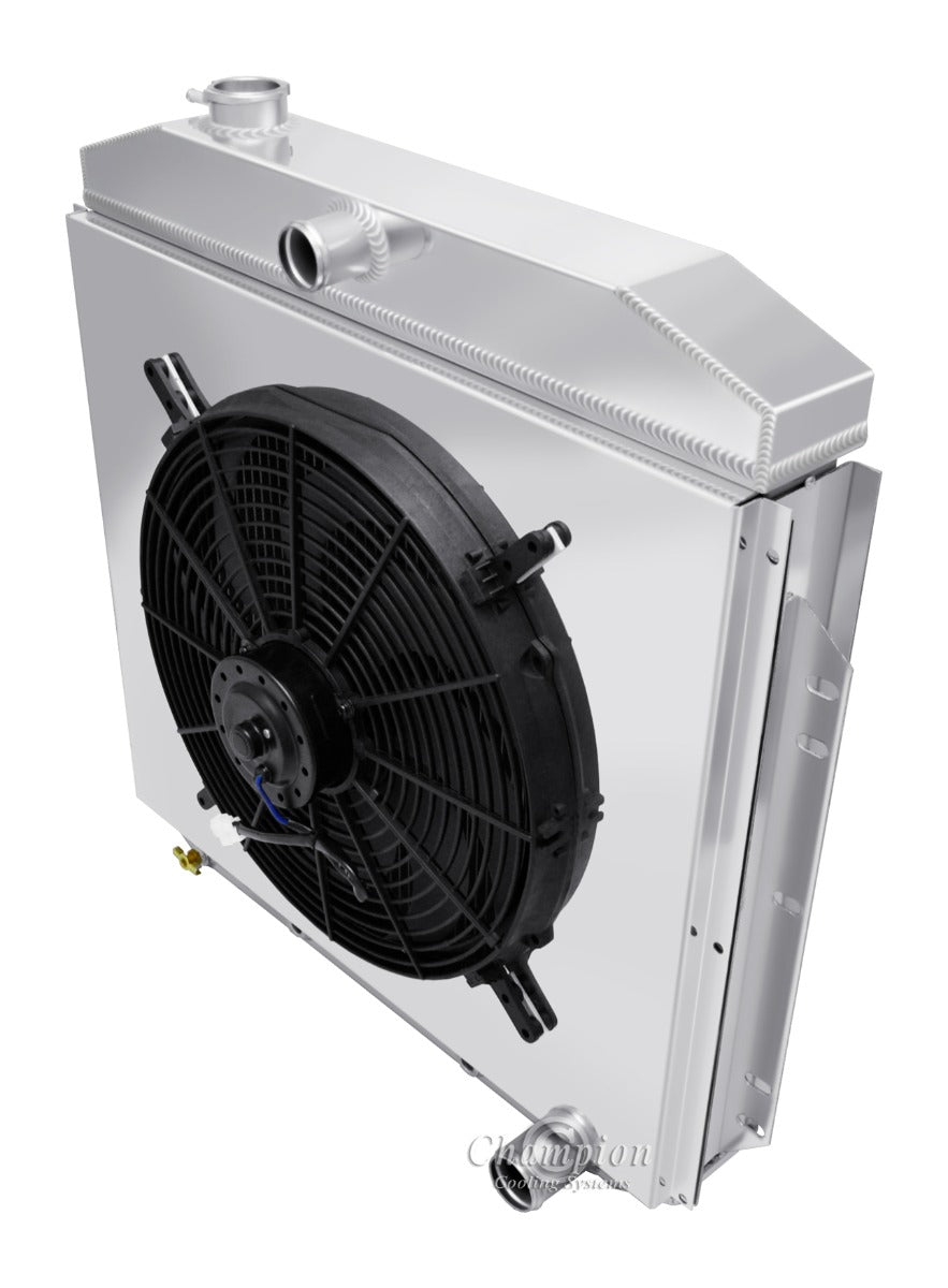  F100 3-Row Radiator