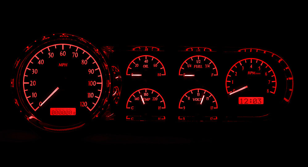 1953-1954 Chevy Car VHX Instruments - Dakota Digital VHX-53C