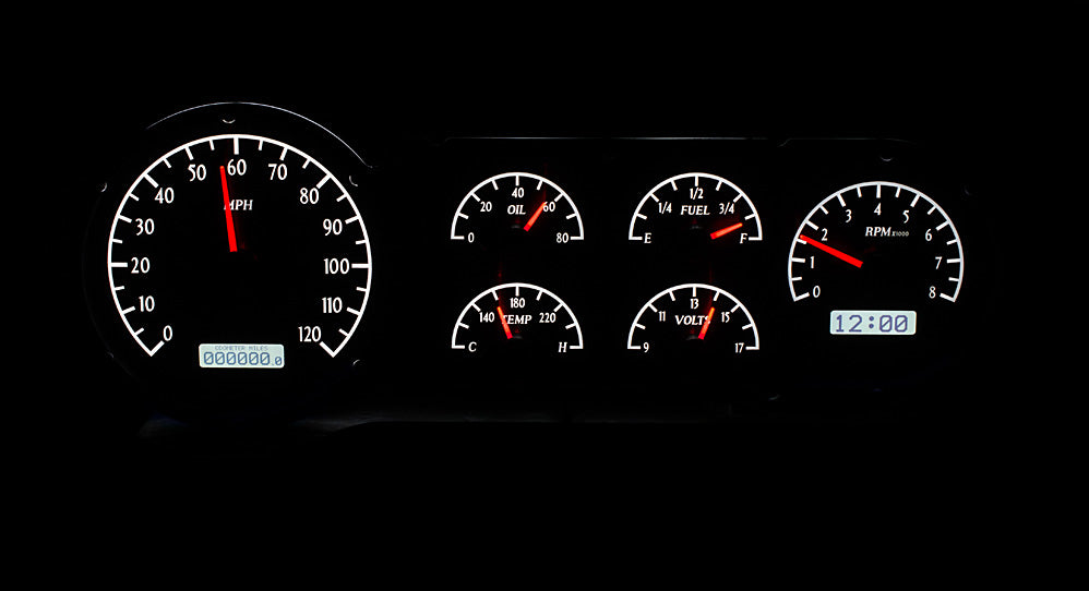 1953-1954 Chevy Car VHX Instruments - Dakota Digital VHX-53C