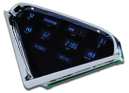 1955-1959 Chevy Pickup Truck Digital Instrument System - Dakota Digital VFD3-55C-PU