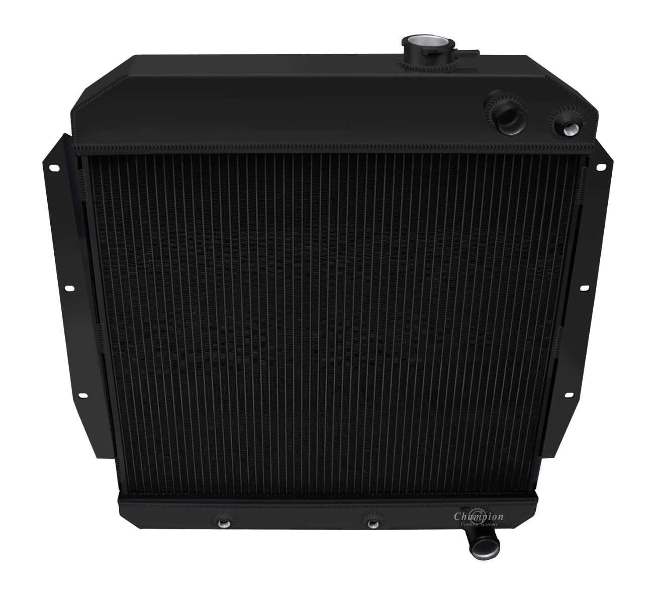 1955-1959 GMC Truck LS Swap 3-Row Black Radiator