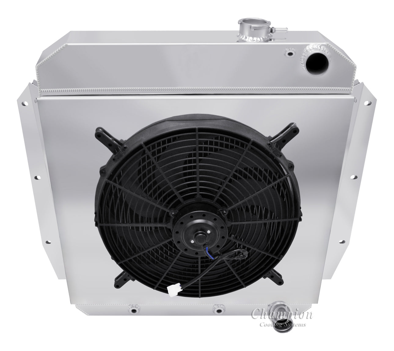1955-1959 Chevy Truck Ls Swap 3-Row Radiator, Shroud, Fan Combo