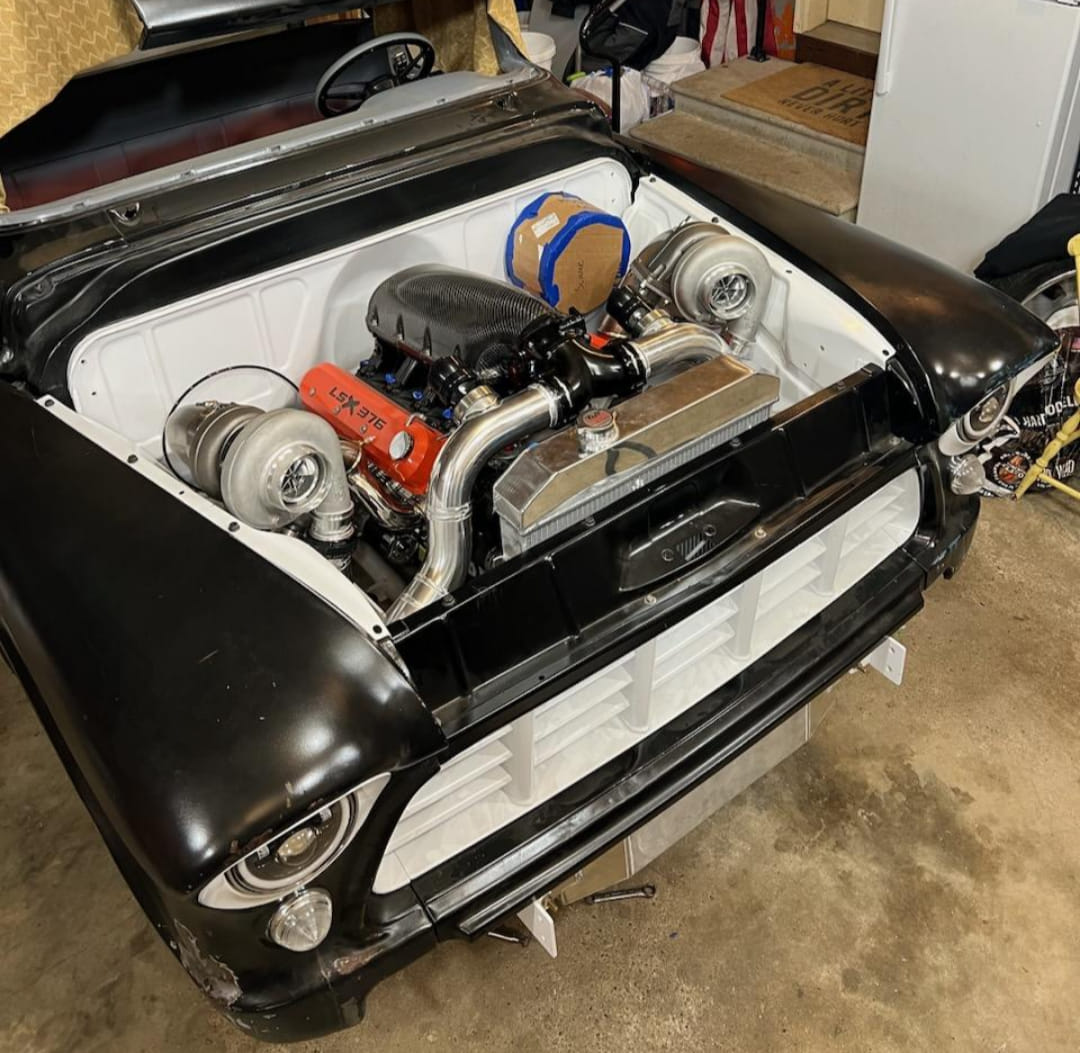 1955-1959 Chevy Truck LS Swap 3-Row Radiator