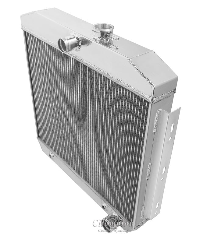 1955-57 Chevy 210 3-Row Radiator, Shroud, Fan Combo - 8 Cyl
