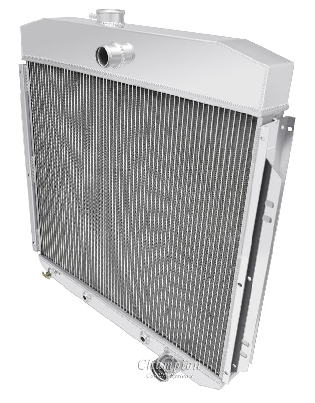  F100 3-Row Radiator - Fits Chevy V8's / Ford 6 cyl
