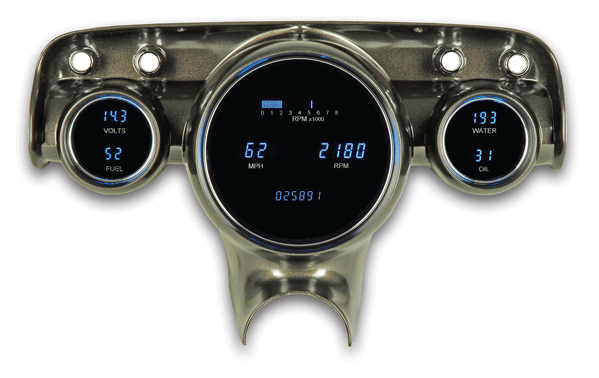1957 Chevy Digital Instrument System - Dakota Digital VFD3-57C
