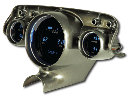 1957 Chevy Digital Instrument System - Dakota Digital VFD3-57C