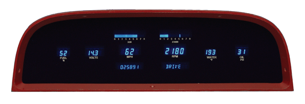 1960-1963 Chevy Pickup Truck Digital Instrument System - Dakota Digital VFD3-60C-PU