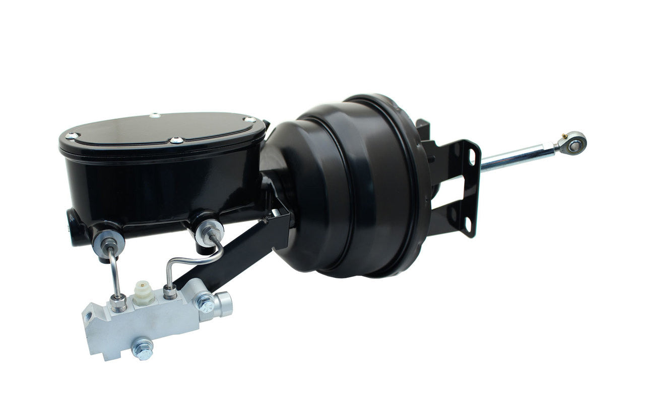 1960-1966 Chevy C10 Truck Black Master Booster Conversion Kit (Disc/ Drum)