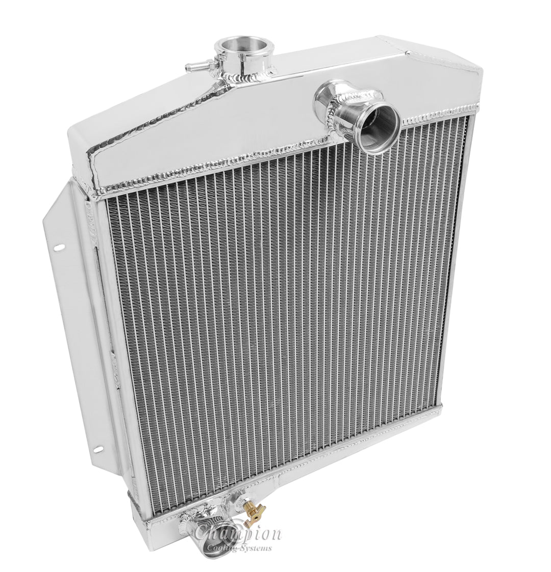 1961-1971 International Scout Truck 3-Row Radiator - 4 Cylinder