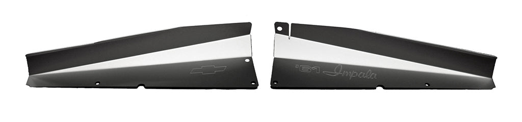 1961 Impala Anodized Show Panel with "61 Impala" Engraved