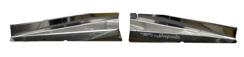1961 Impala Anodized Show Panel with "61 Impala" Engraved
