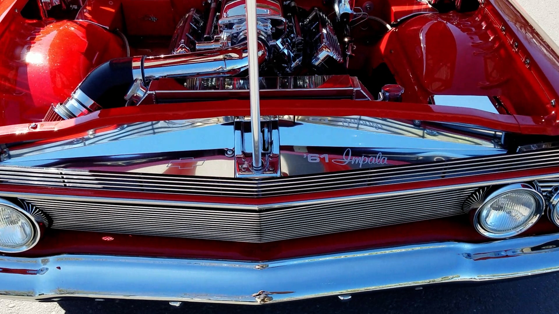 1961 Impala Anodized Show Panel with "61 Impala" Engraved