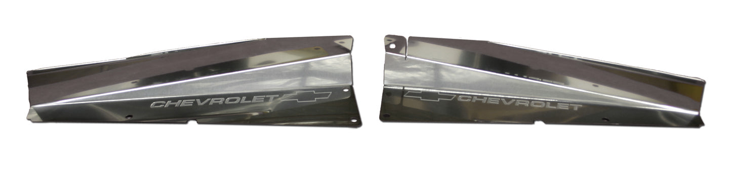 1961 Impala Anodized Show Panel with "Bowtie/Chevrolet" Engraved