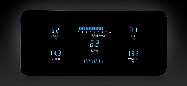 1963- 72 Jeep Wagoneer/ J-Trucks Digital Instrument System