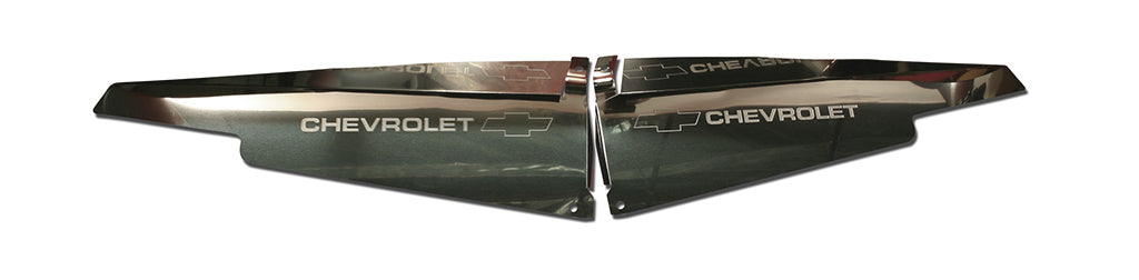 1963 Impala Anodized Show Panel with "Bowtie/Chevrolet" Engraved